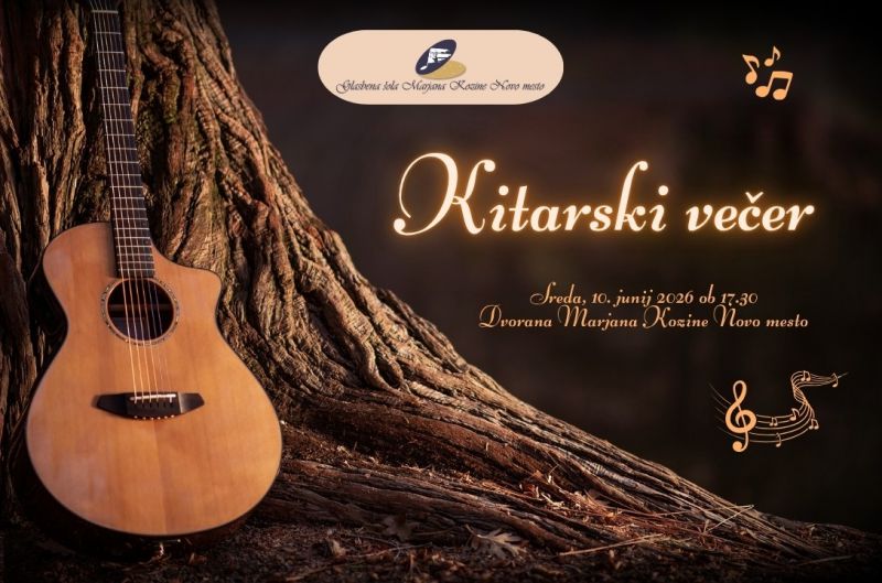 Plakat Kitarski vecer