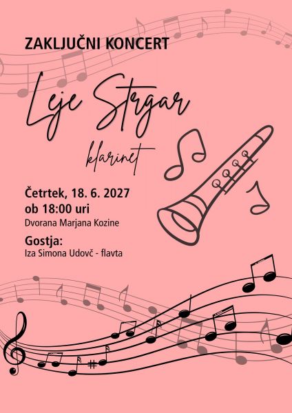 plakat zakljucni koncert Leje Strgar